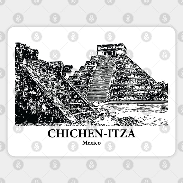 Chichen-Itza - Mexico Magnet by Lakeric
